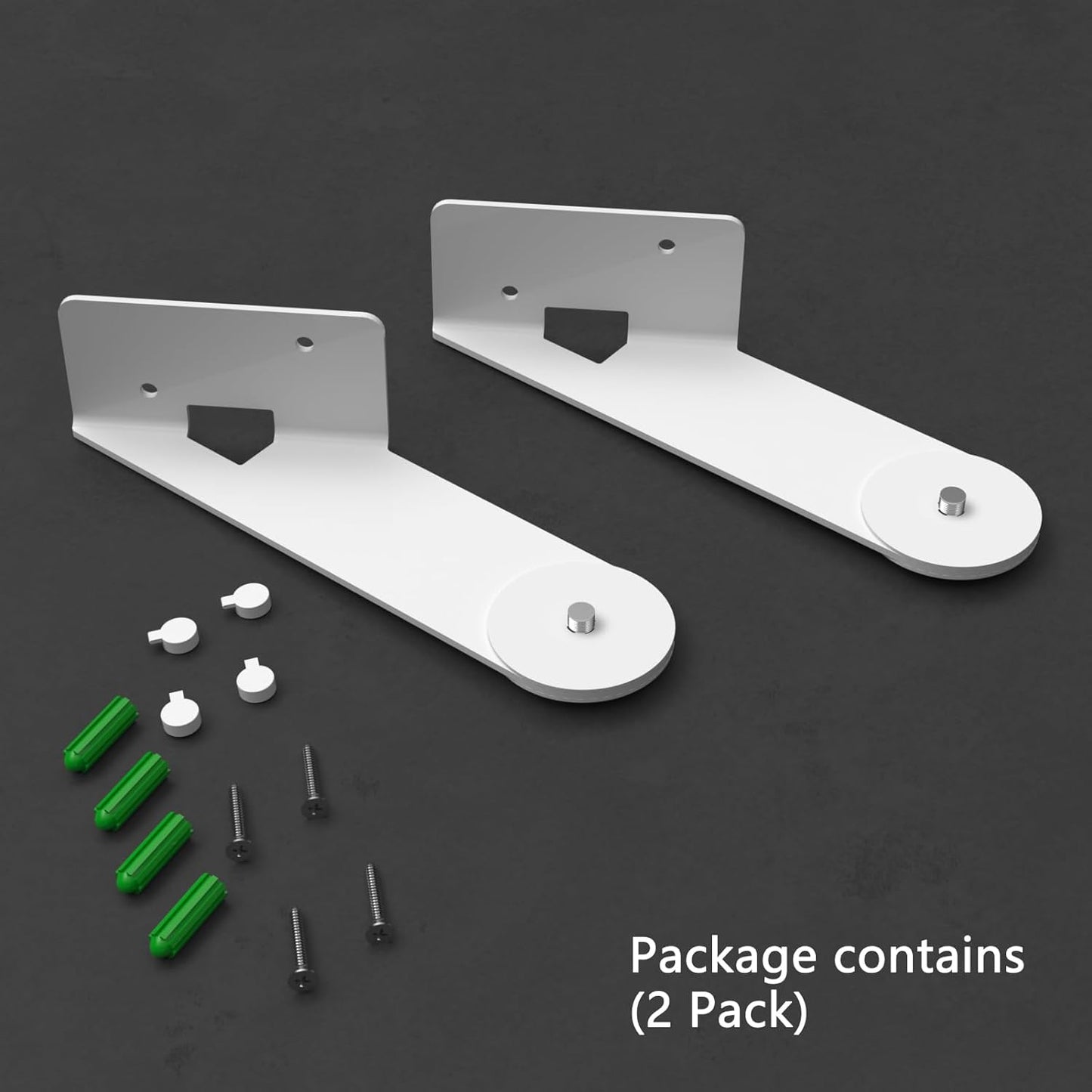 Outside Corner Wall Mount Bracket for Wyze Cam Pan V3, Make Cam Pan V3 Cover Both Sides of The House 270 Degrees, Maximizing Coverage Reduce Blind Spots (Pack of 2, White)