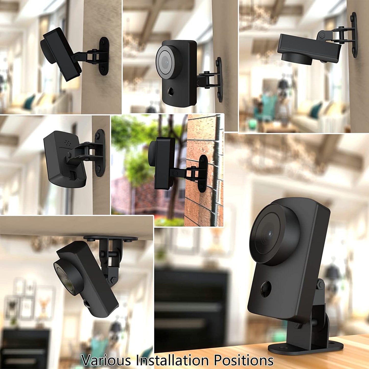 Teccle Metal Wall Mount Compatible with Simplisafe Camera