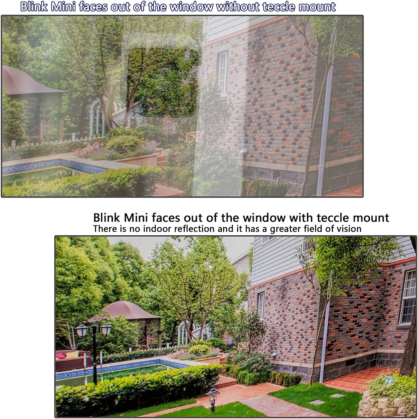 Window Mount for Blink Mini, Through Window Use Blink mini Camear