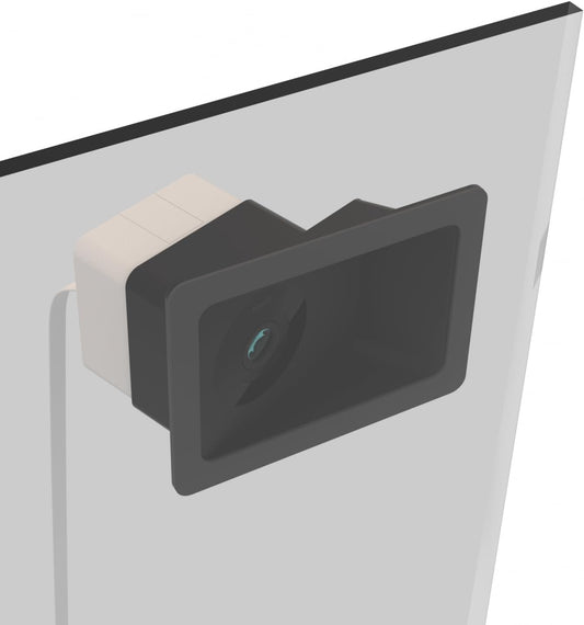 Teccle Angled Window Mount for Wyze Cam OG and OG Telephoto, 20 Degrees Tilt Up/Down/Left/Right Through Window Use Cam OG, Looking Front Yard and Driveway