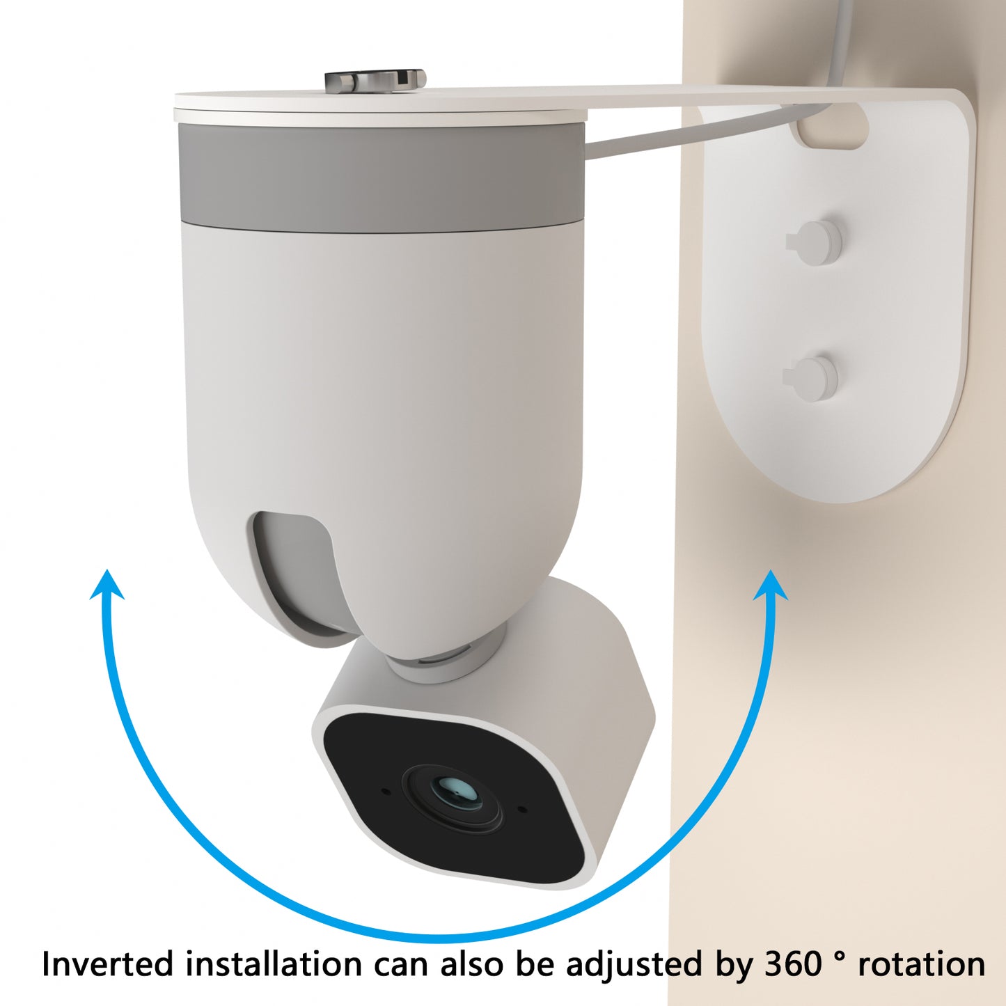 Metal Wall Mount for Blink Mini Pan Tilt Camera, Provide Better Viewing Angles for Blink Mini Pan Tilt Mount